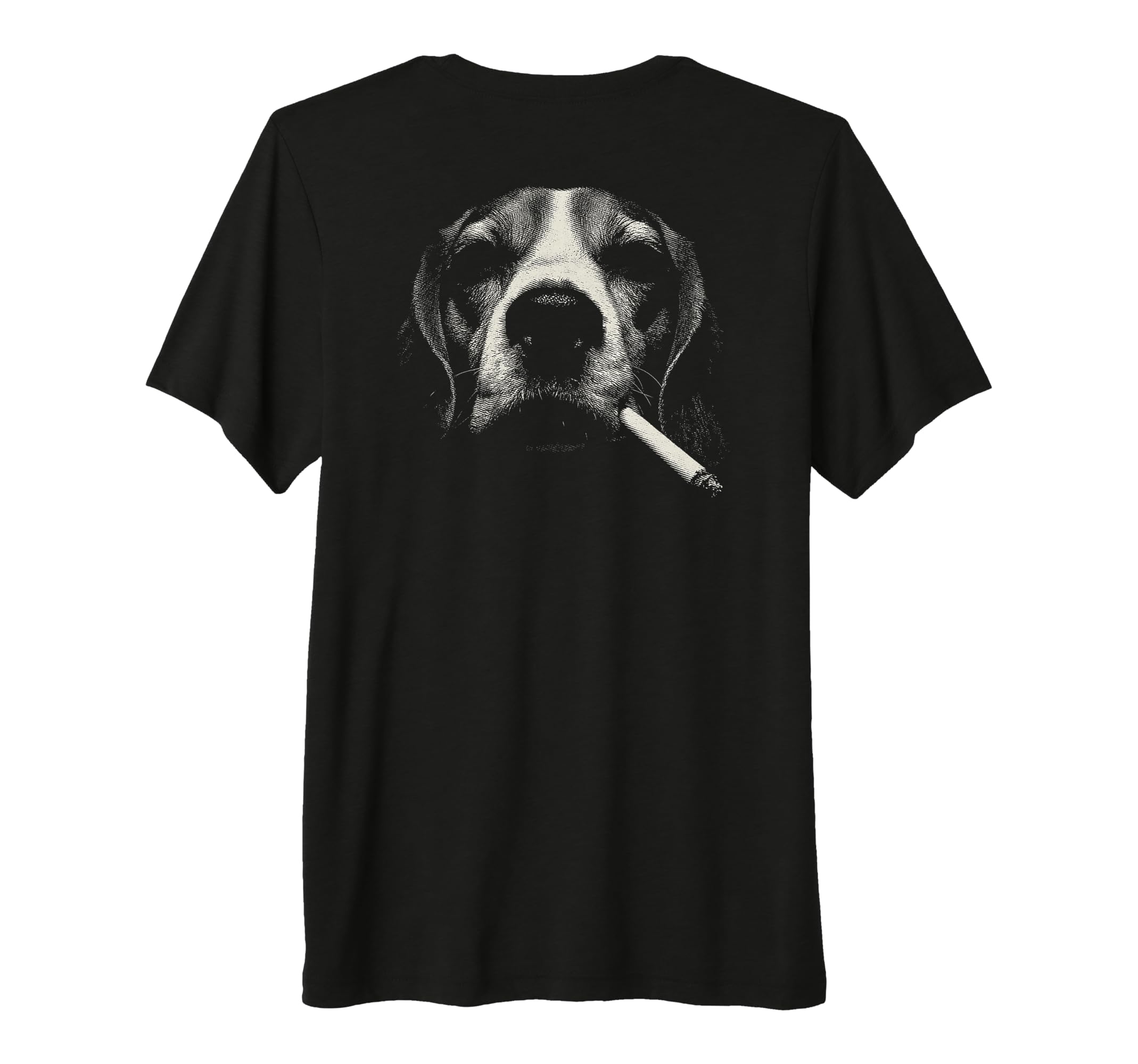 Beagle Smoking Cigarette Grunge Meme 90S T-Shirt - Unique Graphic Unisex - T-Shirt, Sweatshirt, Hoodie