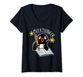 Womens Penguin Overthinker V Neck T-Shirt - Streetwear Style for Adults - T-Shirt, Sweatshirt, Hoodie