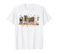 Highland Cow And Pumpkins Western T-Shirt - Minimalist Print Men Women - T-Shirt, Sweatshirt, Hoodie