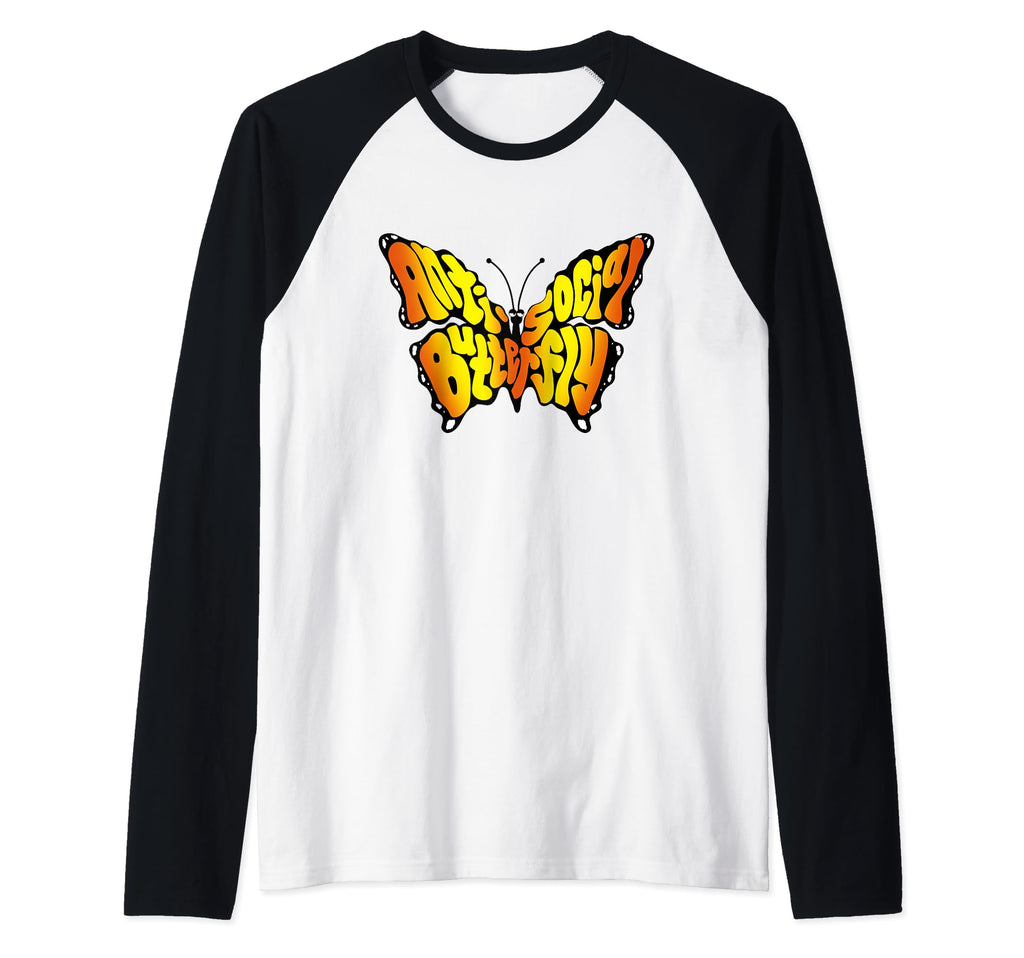 Anti Social Butterfly Beautiful Sweatshirt - Aesthetic Graphic Men Women - T-Shirt, Sweatshirt, Hoodie