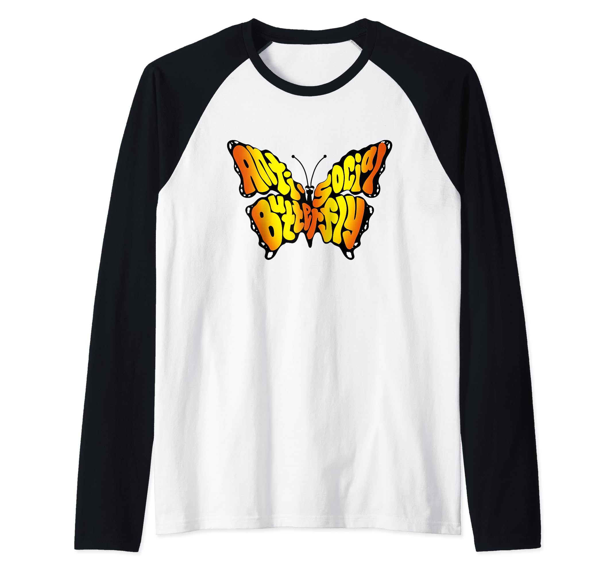 Anti Social Butterfly Beautiful Sweatshirt - Aesthetic Graphic Men Women - T-Shirt, Sweatshirt, Hoodie