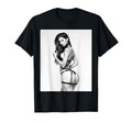Sexy Sexy Brunette Pinup B W T-Shirt - Aesthetic Graphic for Adults - T-Shirt, Sweatshirt, Hoodie