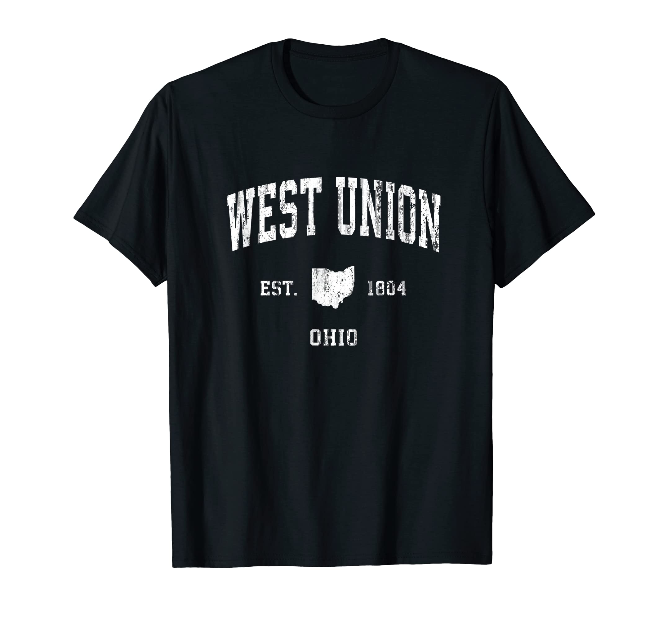 West Union Ohio Oh Athletic Sports T-Shirt - Minimalist Print Men Women - T-Shirt, Sweatshirt, Hoodie