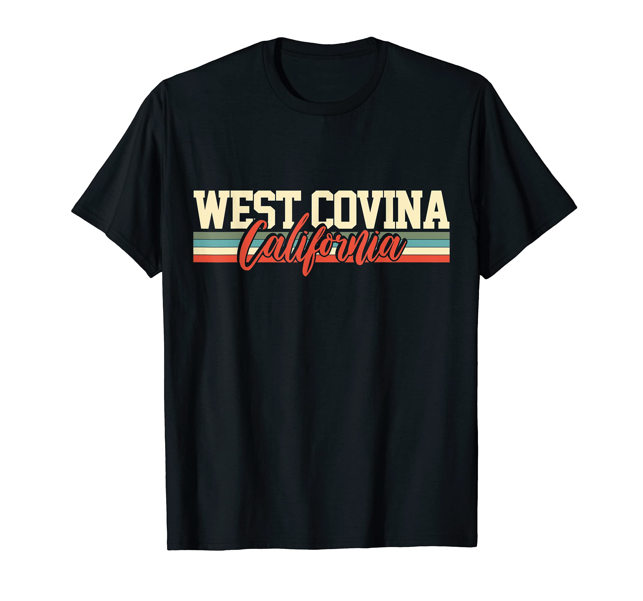 West Covina California T-Shirt - Custom Art Print Unisex - T-Shirt, Sweatshirt, Hoodie