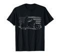 Patriotic Motorcycle American Flag Biker T-Shirt - Trendy Graphic Unisex - T-Shirt, Sweatshirt, Hoodie