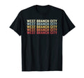 West Branch City Michigan West Branch T-Shirt - Trendy Graphic Men Women - T-Shirt, Sweatshirt, Hoodie