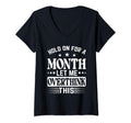 Womens Hold Month Let Me Overthink This T-Shirt - Unique Graphic Unisex - T-Shirt, Sweatshirt, Hoodie