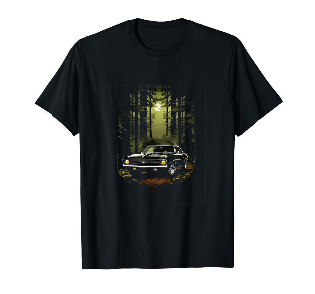 Muscle Car Car Racing Mechanic T-Shirt - Minimalist Print for Adults - T-Shirt, Sweatshirt, Hoodie