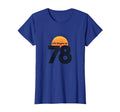 Life Begins 78 Birthday Gift Sun T-Shirt - Fun Novelty Design for Adults - T-Shirt, Sweatshirt, Hoodie