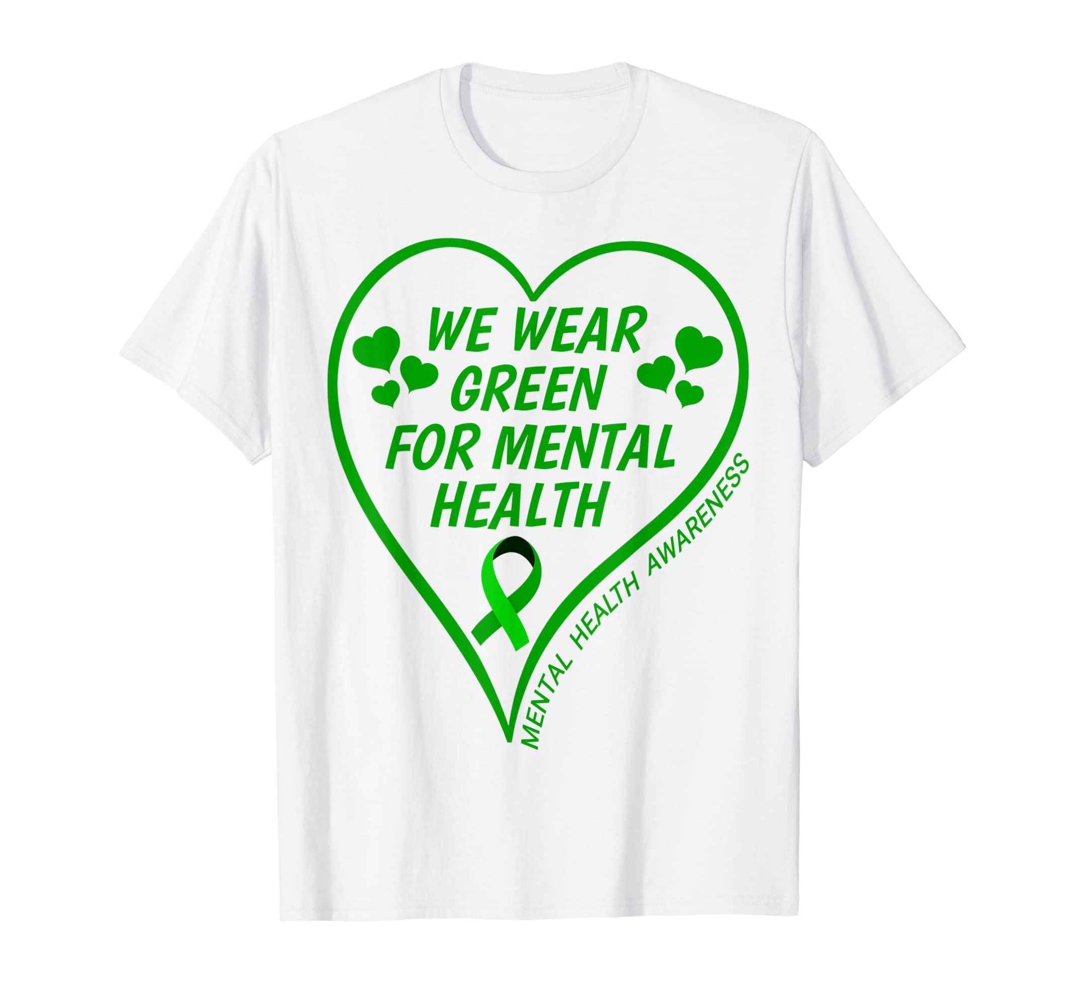 Mental Health Awareness 2023 We Wear T-Shirt - Aesthetic Graphic Unisex - T-Shirt, Sweatshirt, Hoodie