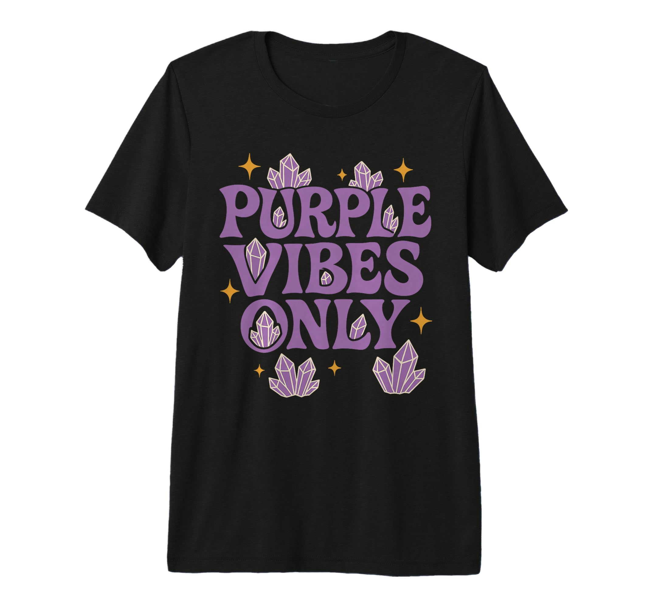 Amethyst Addict Healing Crystal Energy T-Shirt - Trendy Graphic Men Women - T-Shirt, Sweatshirt, Hoodie