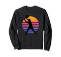 80S Padel Player Sunset Synthwave Sweatshirt - Novelty Apparel Men Women - T-Shirt, Sweatshirt, Hoodie
