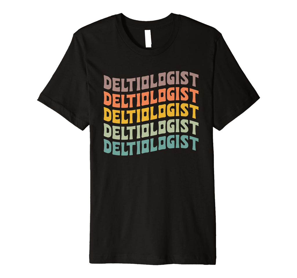 Deltiologist Typeset Postcard T-Shirt - Minimalist Print Men Women - T-Shirt, Sweatshirt, Hoodie