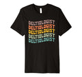 Deltiologist Typeset Postcard T-Shirt - Minimalist Print Men Women - T-Shirt, Sweatshirt, Hoodie