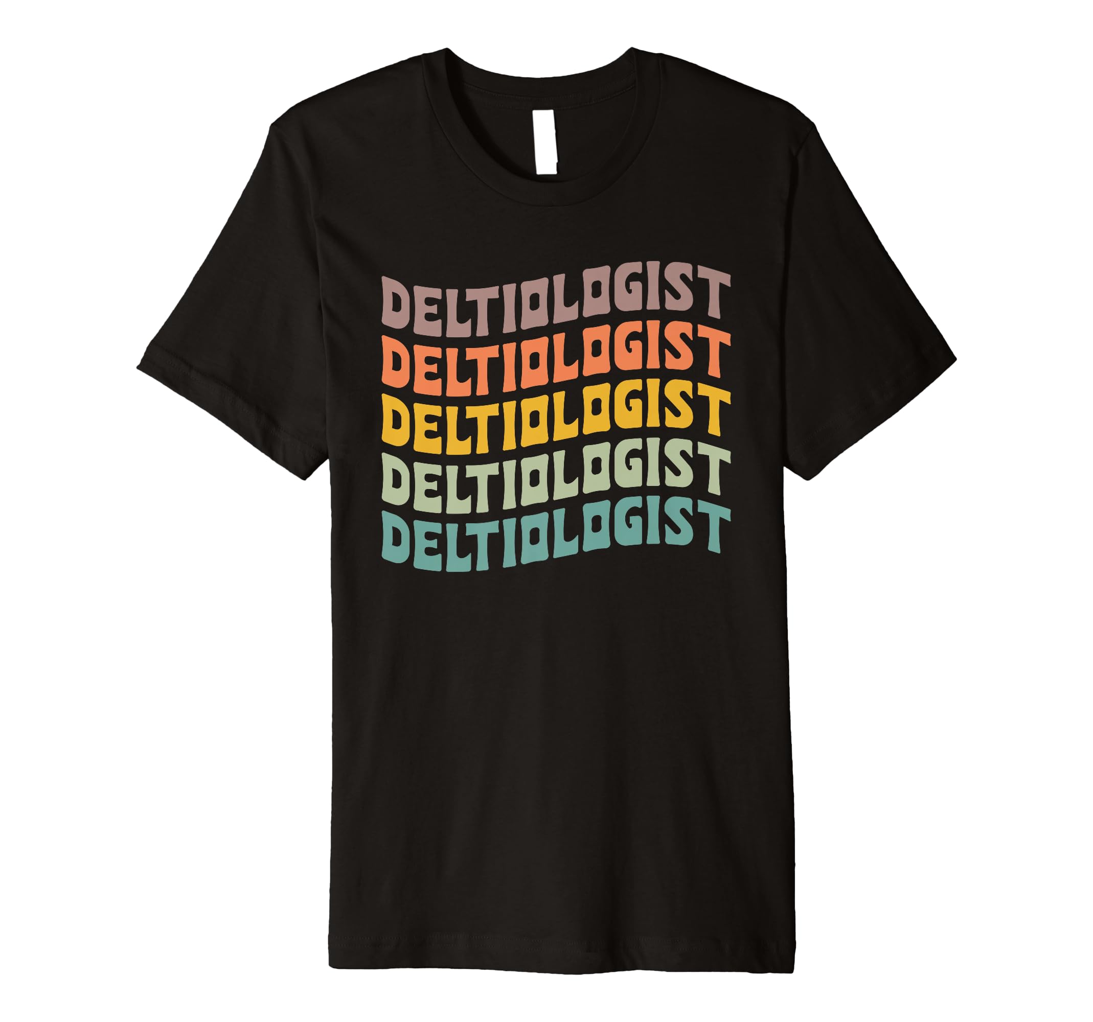 Deltiologist Typeset Postcard T-Shirt - Minimalist Print Men Women - T-Shirt, Sweatshirt, Hoodie