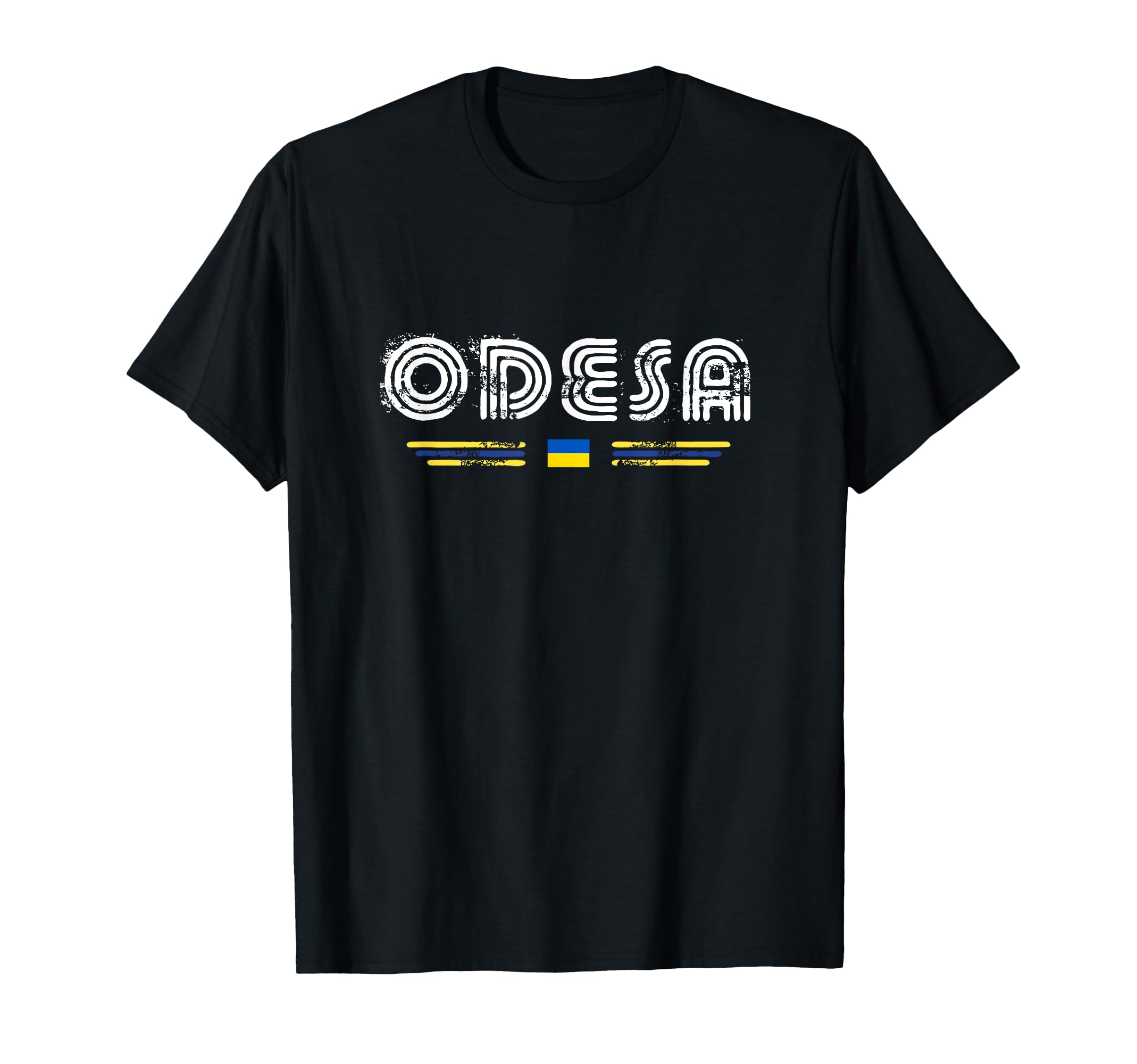 Odesa Ukraine 70S 80S Type T-Shirt - Fun Novelty Design for Adults - T-Shirt, Sweatshirt, Hoodie