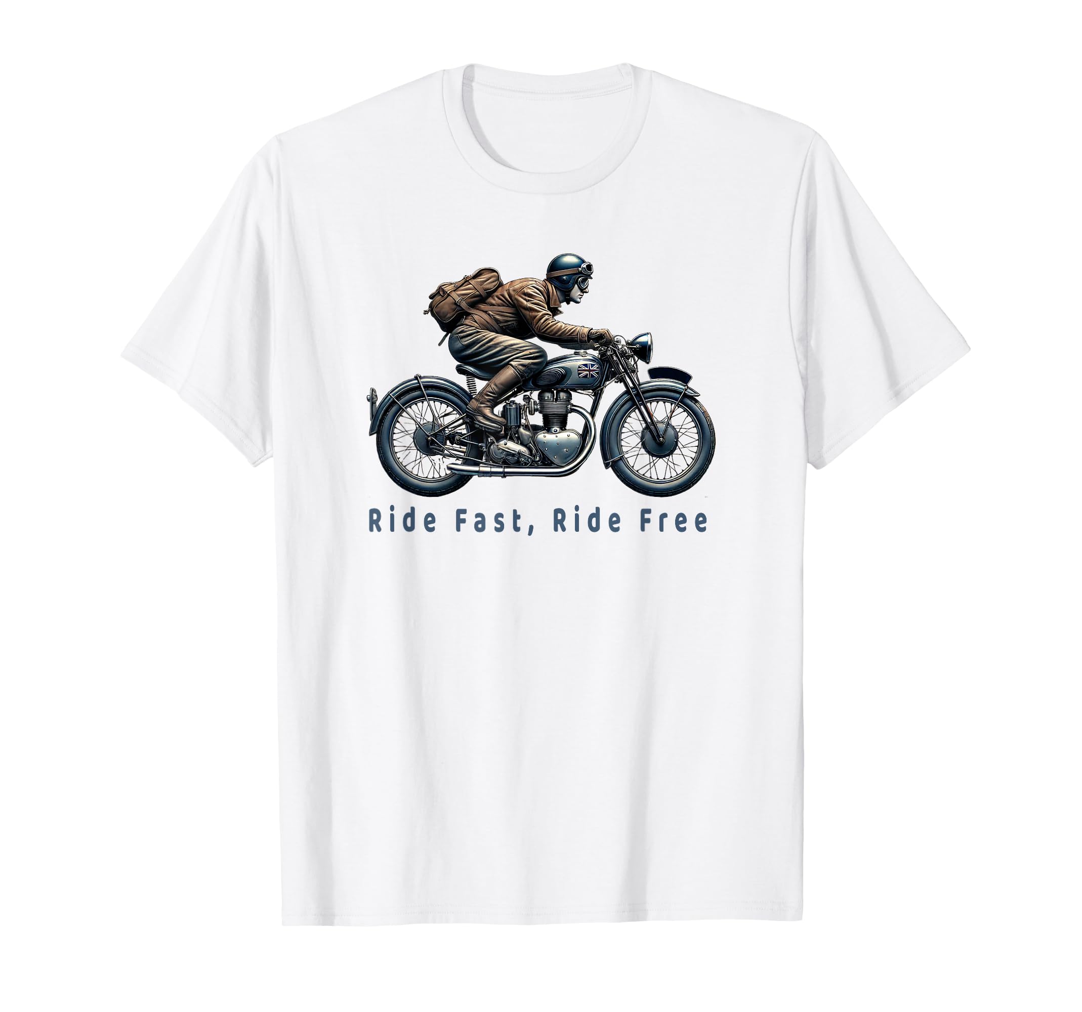 1950S Motorcycle Rider Biker T-Shirt - Streetwear Style Men Women - T-Shirt, Sweatshirt, Hoodie