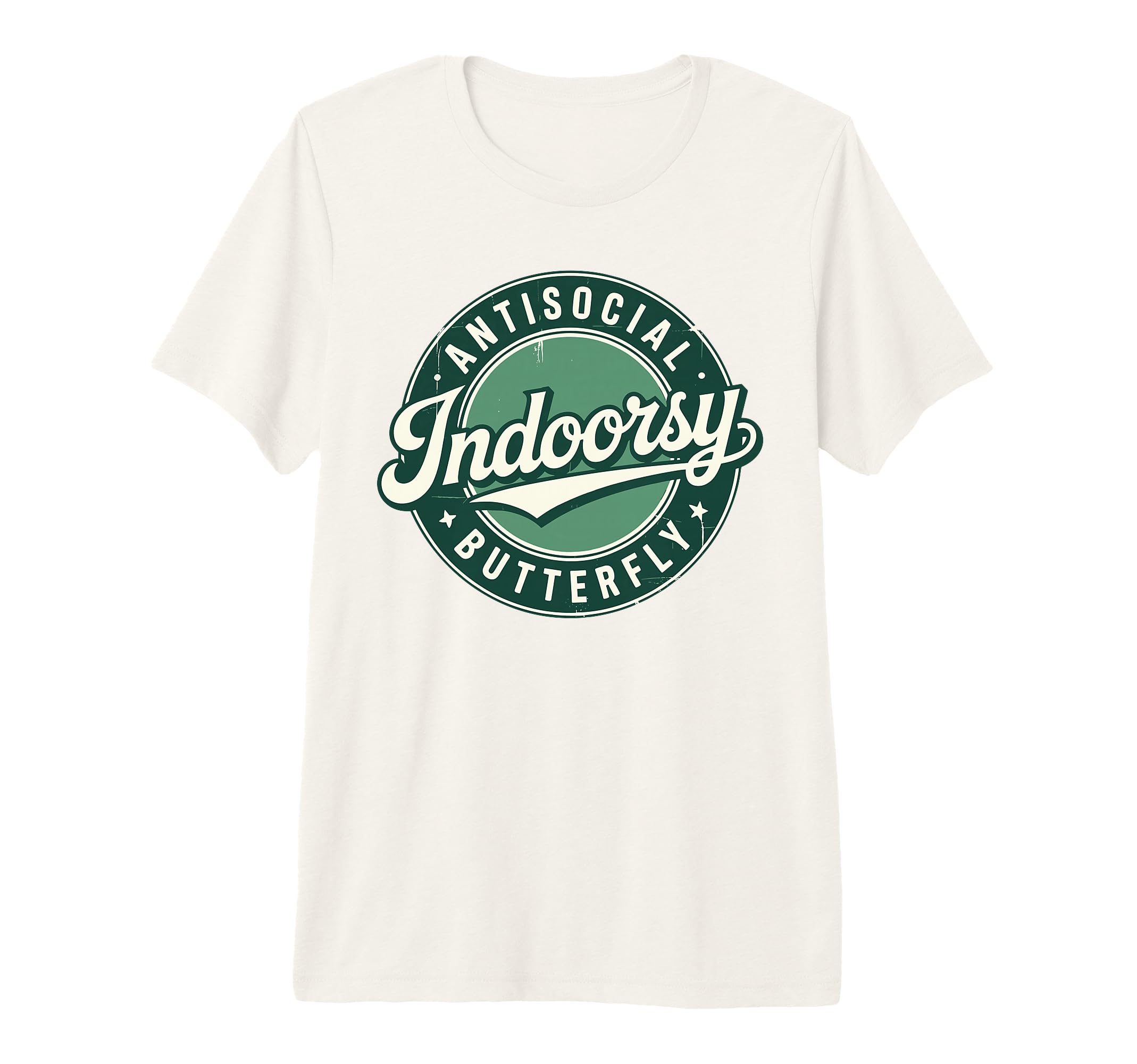 Indoorsy Antisocial Butterfly T-Shirt - Casual Everyday Wear Men Women - T-Shirt, Sweatshirt, Hoodie