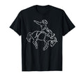 Rodeo Bucking Bronco Rodeo Horse T-Shirt - Casual Everyday Wear Unisex - T-Shirt, Sweatshirt, Hoodie