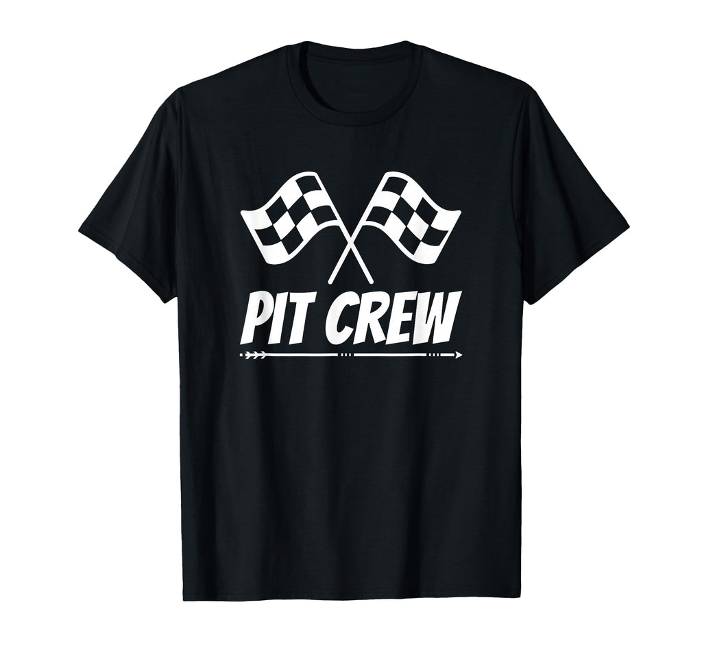 Funny Race Track Pit Crew Racing T-Shirt - Casual Everyday Wear for Adults - T-Shirt, Sweatshirt, Hoodie