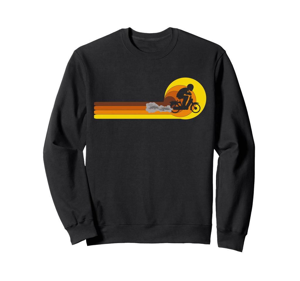 Moped Bike Mofas Moped Motorcycle 70S Sweatshirt - Unique Graphic Unisex - T-Shirt, Sweatshirt, Hoodie