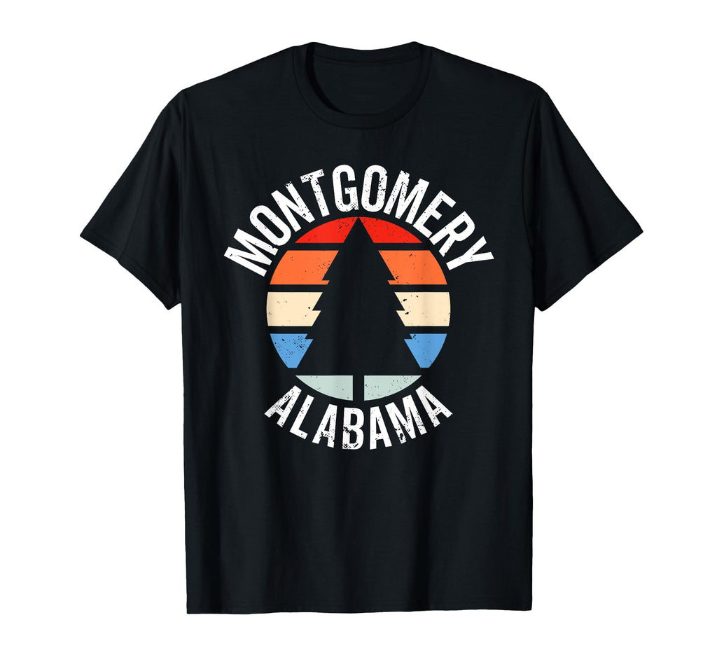 Montgomery Alabama Al 80S 70S T-Shirt - Aesthetic Graphic Unisex - T-Shirt, Sweatshirt, Hoodie