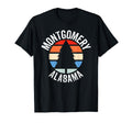 Montgomery Alabama Al 80S 70S T-Shirt - Aesthetic Graphic Unisex - T-Shirt, Sweatshirt, Hoodie
