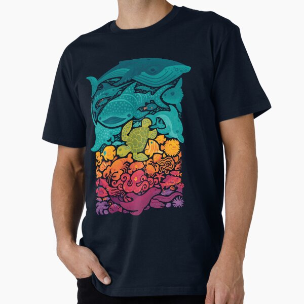 Aquatic Spectrum Premium - Adult & Kids T-Shirts, Sweatshirts & Hoodies apparel design preview 1