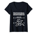 Professional Overthinker Logical T-Shirt - Aesthetic Graphic for Adults - T-Shirt, Sweatshirt, Hoodie
