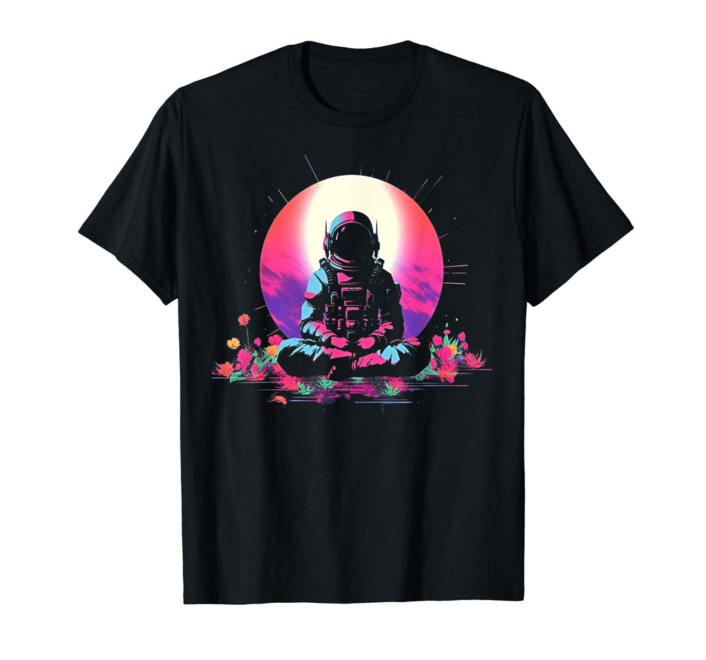 Synthwave Astronaut Cyberpunk 80S T-Shirt - Custom Art Print for Adults - T-Shirt, Sweatshirt, Hoodie