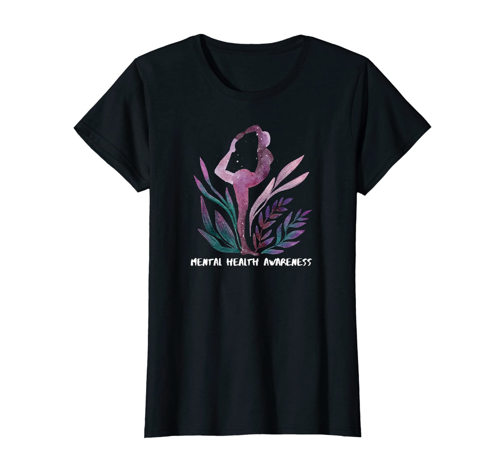Womens Yoga Mental Health Awareness T-Shirt - Minimalist Print for Adults - T-Shirt, Sweatshirt, Hoodie