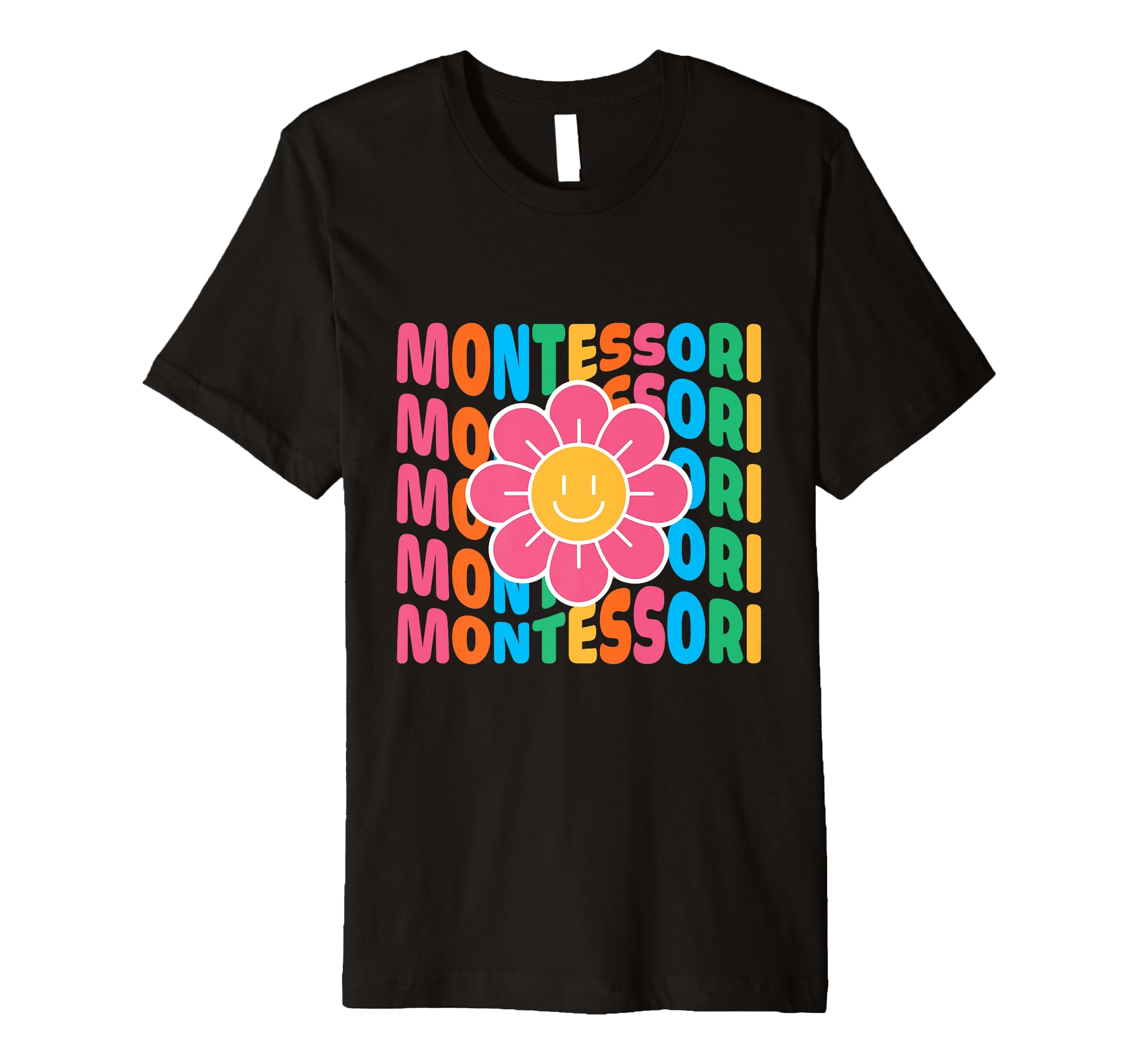 Montessori Teaching Method 1980S T-Shirt - Unique Graphic for Adults - T-Shirt, Sweatshirt, Hoodie