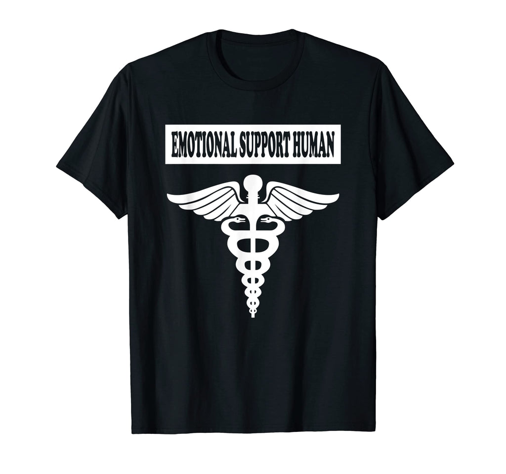Emotional Support Human Service Dog T-Shirt - Trendy Graphic Men Women - T-Shirt, Sweatshirt, Hoodie
