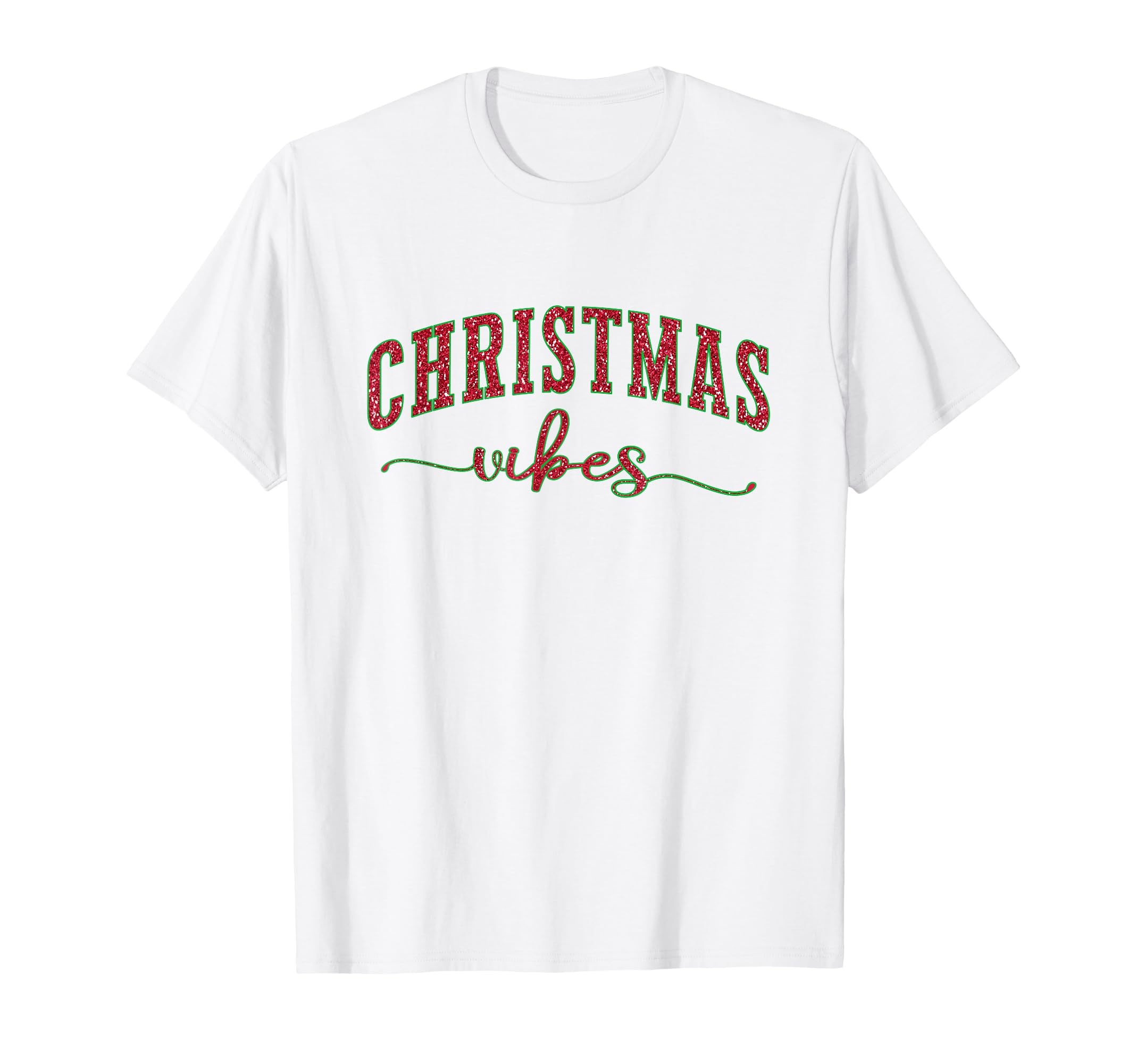 Merry Vibes Festive Typography Holiday T-Shirt - Aesthetic Graphic Unisex - T-Shirt, Sweatshirt, Hoodie