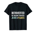 Funny Introverted But Willing To Discuss T-Shirt - Trendy Graphic Unisex - T-Shirt, Sweatshirt, Hoodie