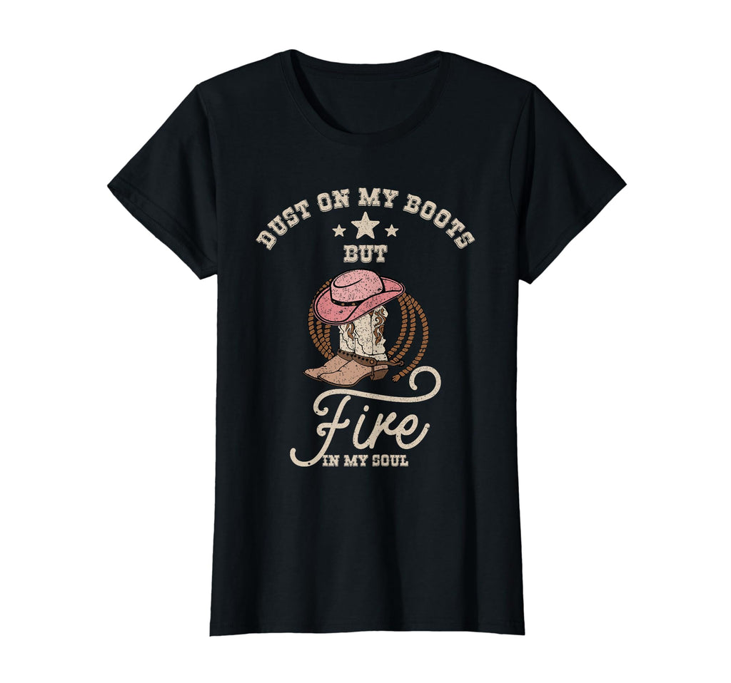 Boots Lasso Cowgirls Hat Western T-Shirt - Fun Novelty Design for Adults - T-Shirt, Sweatshirt, Hoodie