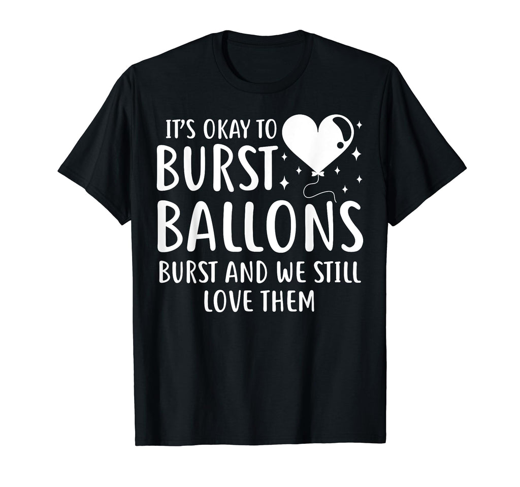 Balloons Burst Depression Mental T-Shirt - Streetwear Style for Adults - T-Shirt, Sweatshirt, Hoodie