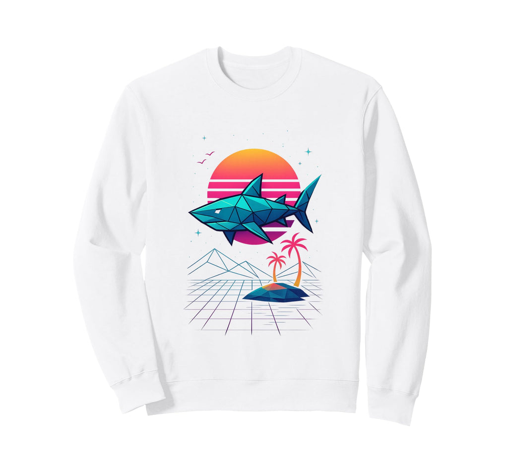 80S Synthwave Sweatshirt - Aesthetic Graphic Men Women - T-Shirt, Sweatshirt, Hoodie