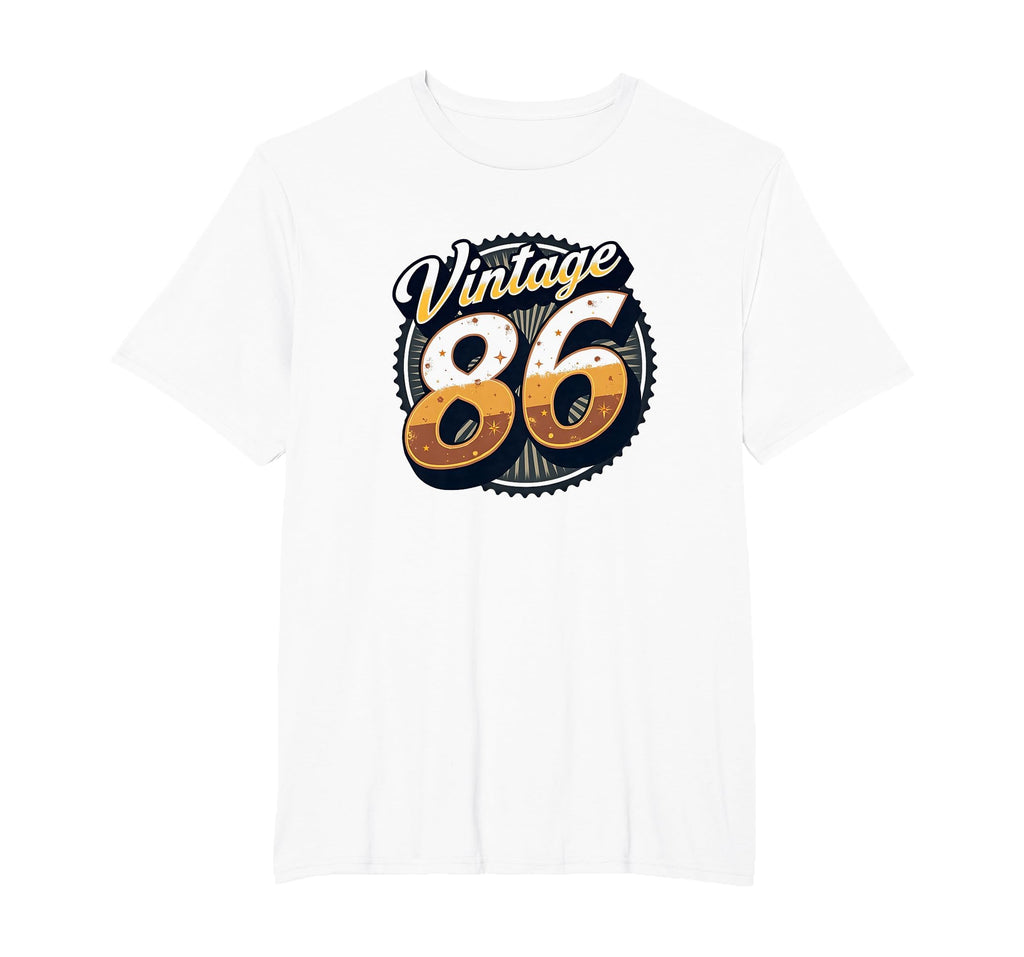 86 Birthday Gift Art Mens Big And Tall T-Shirt - Graphic Print for Adults - T-Shirt, Sweatshirt, Hoodie