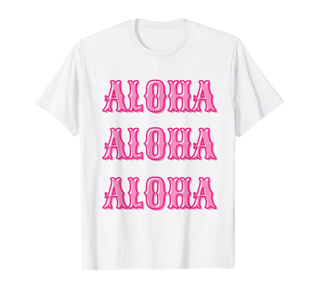 Hawaiian Western Cowgirl Aloha T-Shirt - Fun Novelty Design for Adults - T-Shirt, Sweatshirt, Hoodie