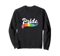 Gay Pride Rainbow Watercolor Sweatshirt - Casual Everyday Wear Men Women - T-Shirt, Sweatshirt, Hoodie