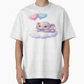 Cute Elephant with Heart Balloons - Adult & Kids T-Shirts, Sweatshirts & Hoodies apparel design preview 1