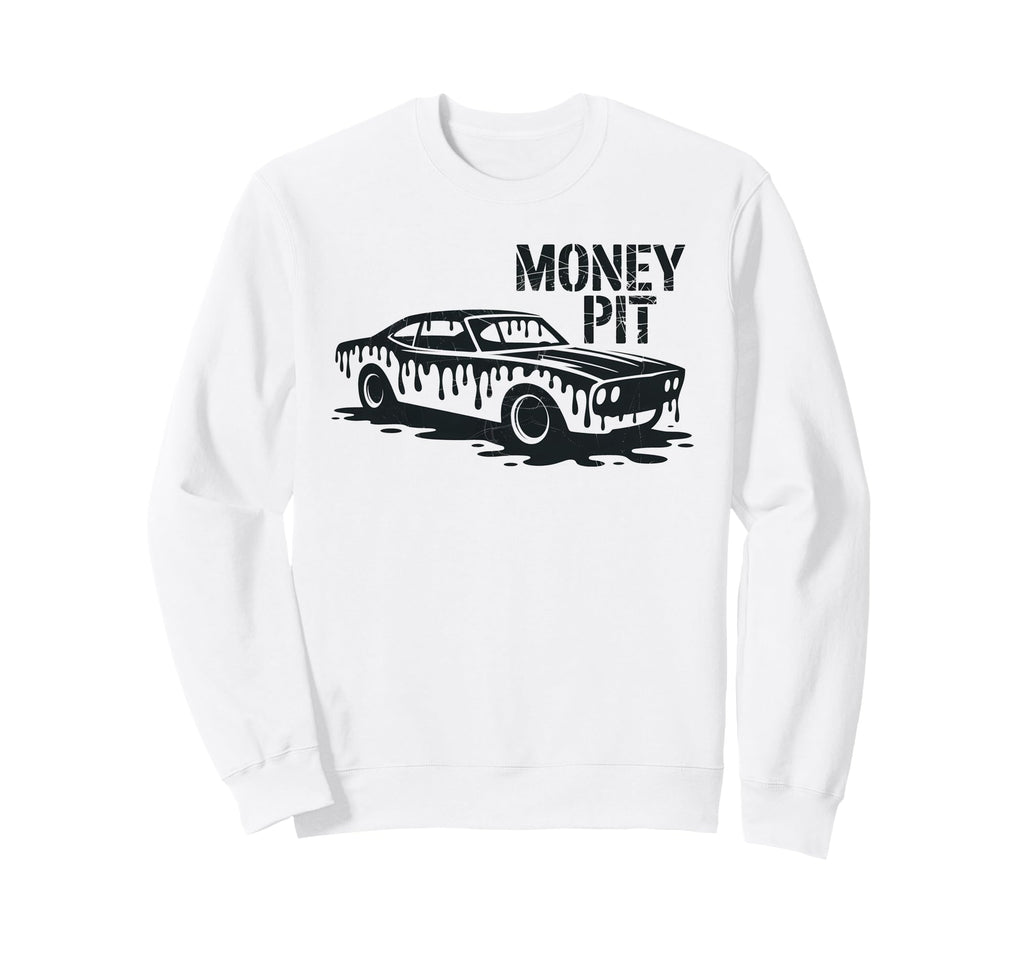 Money Pit Muscle Car Automotive Sweatshirt - Minimalist Print for Adults - T-Shirt, Sweatshirt, Hoodie