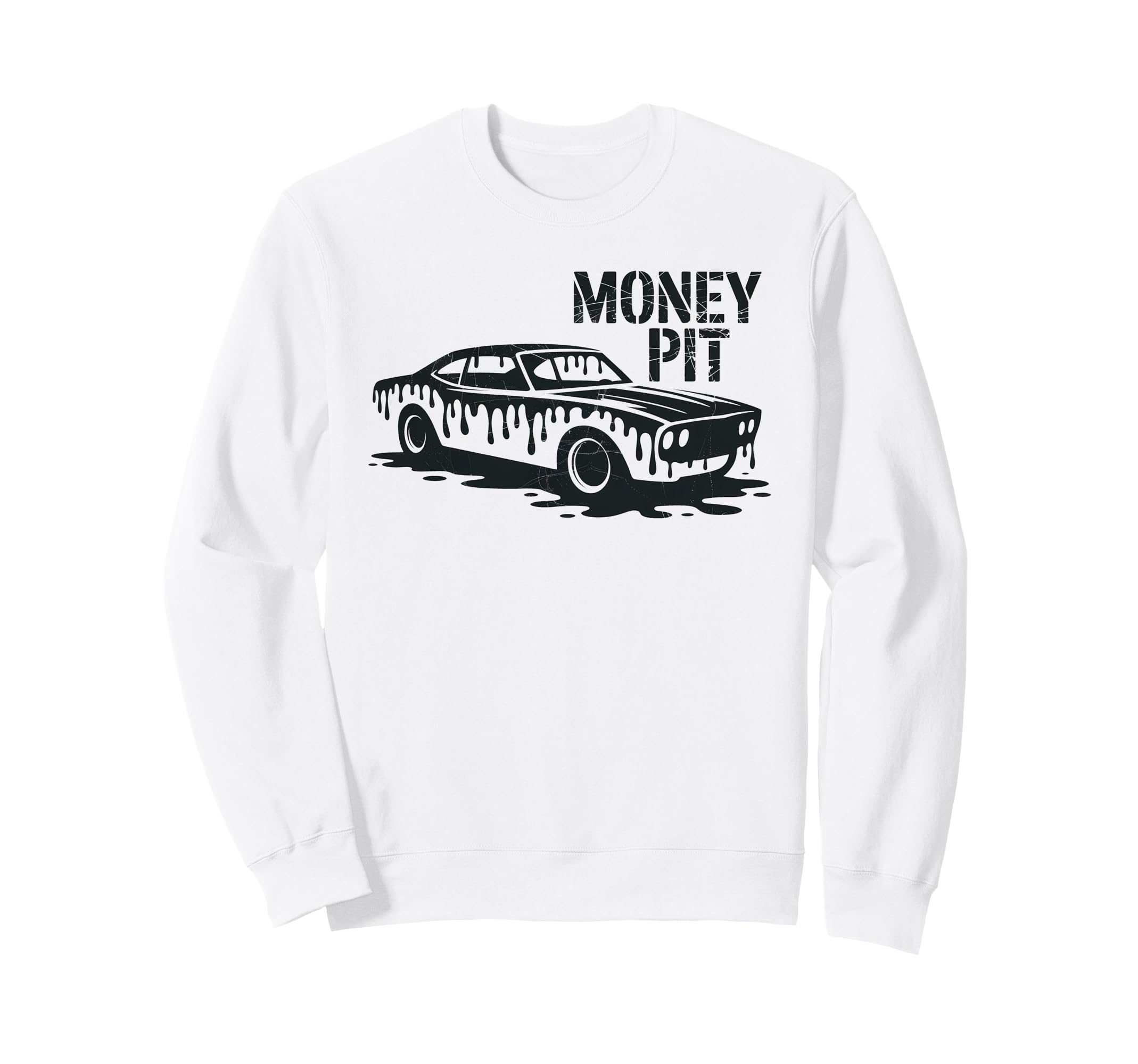 Money Pit Muscle Car Automotive Sweatshirt - Minimalist Print for Adults - T-Shirt, Sweatshirt, Hoodie