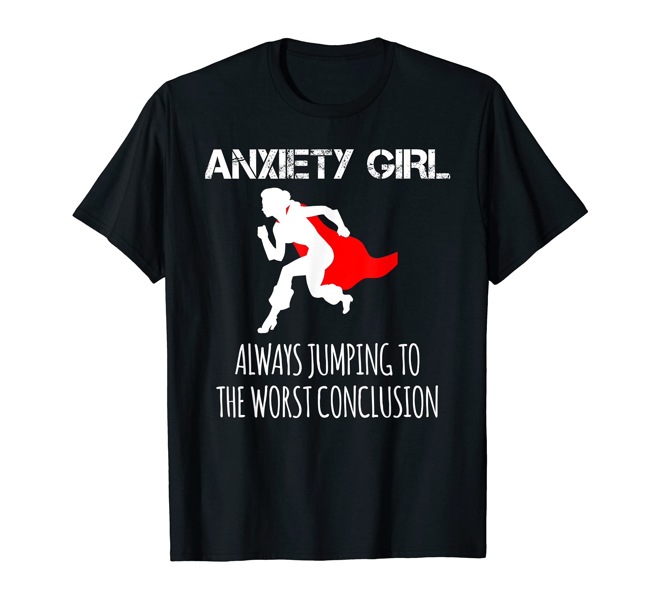 Funny Anxiety Disorder Phobia Panic T-Shirt - Graphic Print for Adults - T-Shirt, Sweatshirt, Hoodie