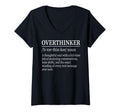 Womens Funny Overthinker Definition T-Shirt - Minimalist Print Unisex - T-Shirt, Sweatshirt, Hoodie