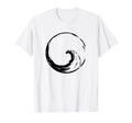 Peace Wave Enso Circle Buddhist Zen T-Shirt - Unique Graphic Men Women - T-Shirt, Sweatshirt, Hoodie