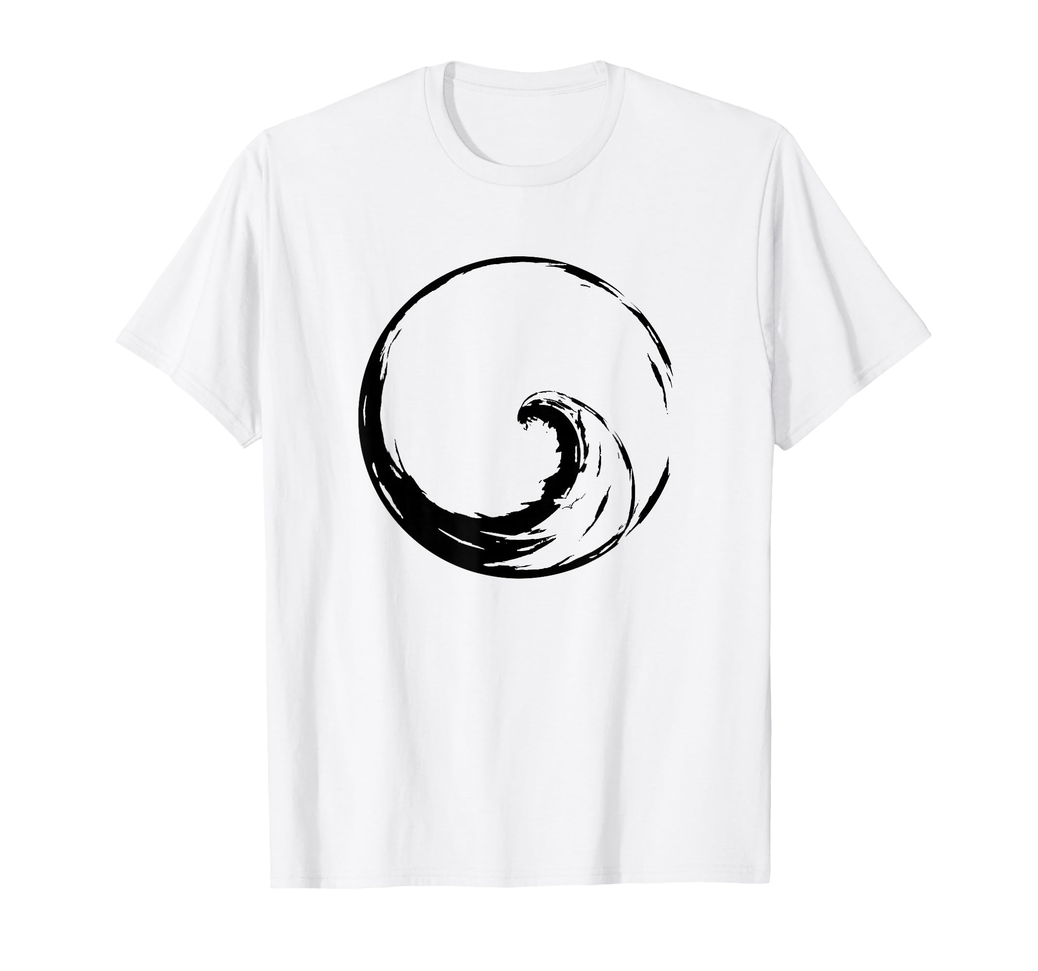Peace Wave Enso Circle Buddhist Zen T-Shirt - Unique Graphic Men Women - T-Shirt, Sweatshirt, Hoodie