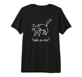 Cat Kitten Tomcat Meme Car Tri Blend T-Shirt - Custom Art Print for Adults - T-Shirt, Sweatshirt, Hoodie
