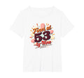 Birthday Gift Finer 53 Typography Art T-Shirt - Trendy Graphic for Adults - T-Shirt, Sweatshirt, Hoodie